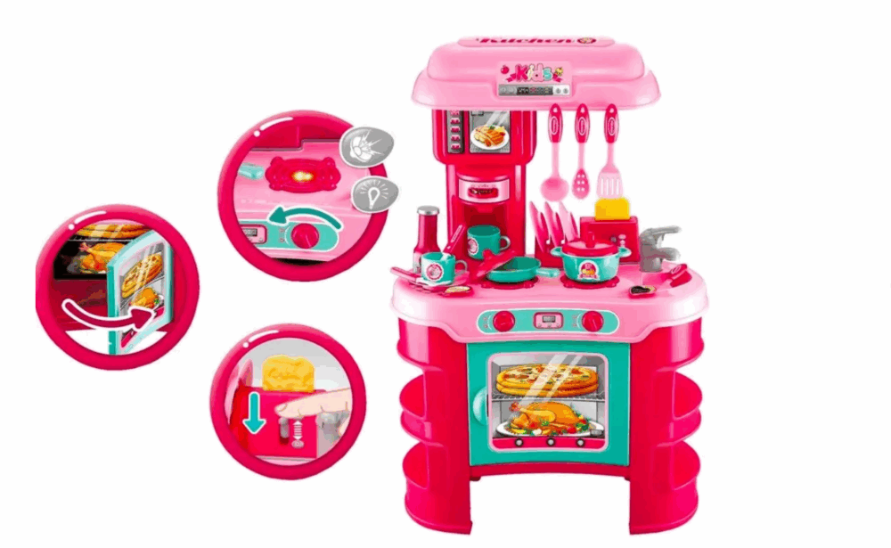 "Little Chef Kitchen Set" - Cuisine Jouet Complète pour Enfants – Image 3