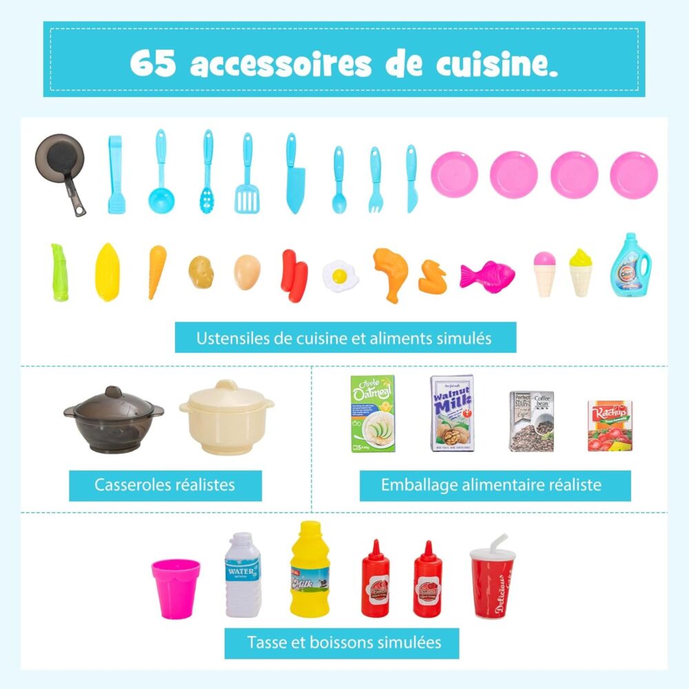"Talented Chef Ultimate Kitchen" - Cuisine Jouet Professionnelle avec Effets Réalistes – Image 6